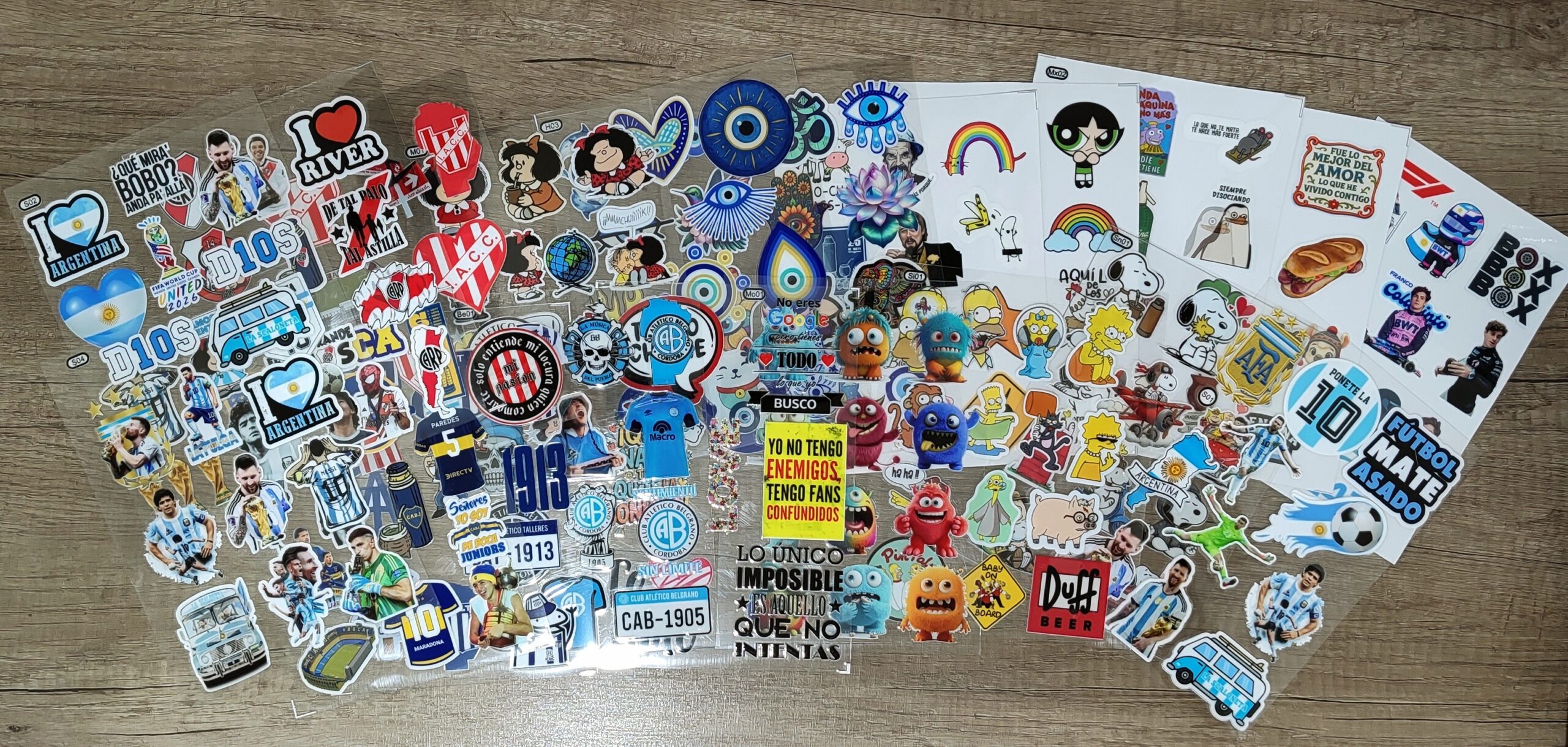 MUESTRARIO CON STICKERS UV DTF - Imagen 3
